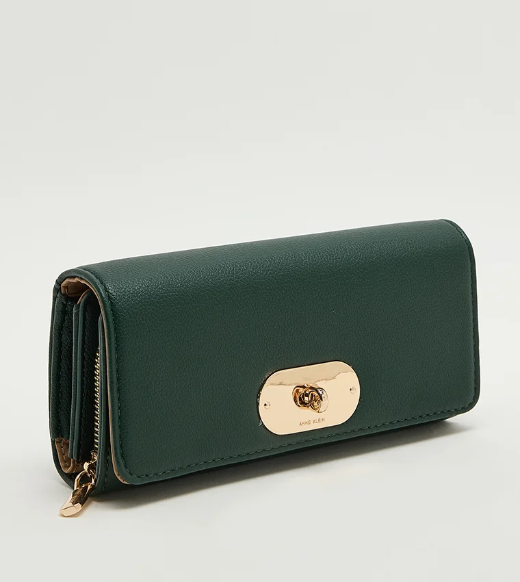 آن كلاين Anne Klein Twist Lock Flap Wallet